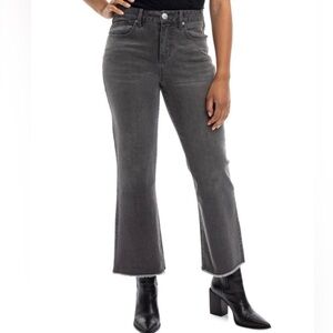 1822 Denim Dark Gray Women's Boot Cut Jeans
